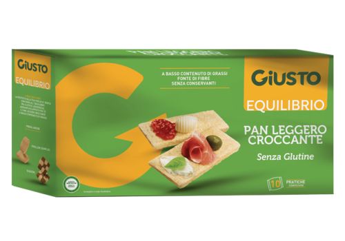 Giusto Equilibrio senza glutine pan leggero croccante 250 grammi