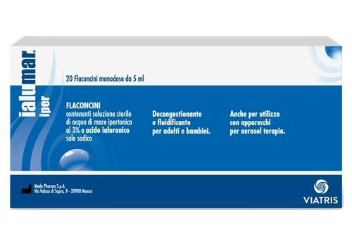 Ialumar soluzione ipertonica sterile 3% 20 flaconcini da 5ml