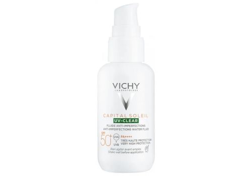 Vichy Capital Soleil UV-Clear spf 50+ fluido anti-imperfezioni 40ml | offerta speciale