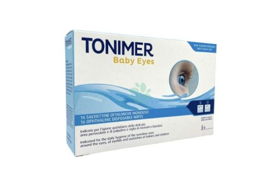 Tonimer Baby Eyes salviettine oftalmiche monouso 16 pezzi