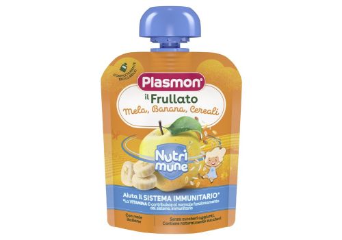 Plasmon Nutri-Mune il frullato mela banana e cereali 85 grammi
