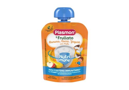 Plasmon Nutri-Mune il frullato banana cocco yogurt con mela 85 grammi