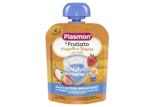 Plasmon Nutri-mune il frullato fragola e yogurt con mela 85 grammi