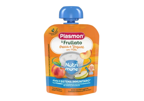 Plasmon Nutri-Mune il frullato pesca e Yogurt con Mela 85 grammi