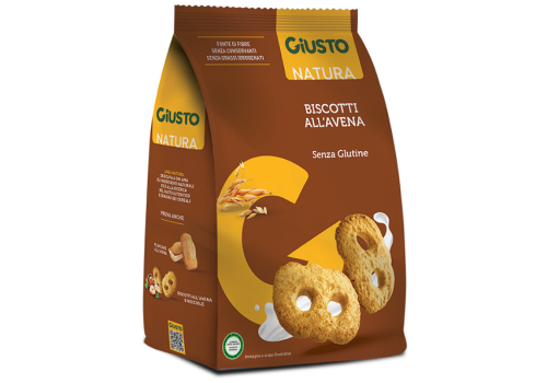 GIUSTO S/G BISCOTTI AVENA 250G