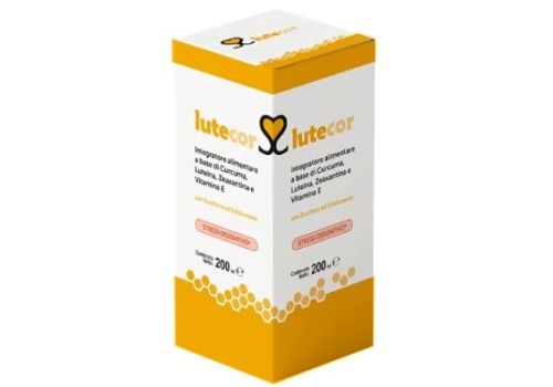 Lutecor integratore antiossidante per salute cardiovascolare soluzione orale 200ml