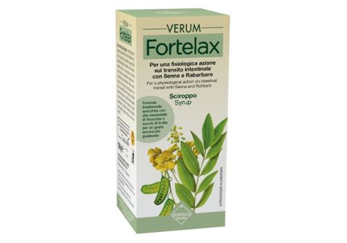 Verum Fortelax integratore per la regolarità intestinale sciroppo 126 grammi