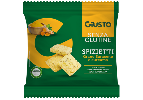 Giusto senza glutine sfizietti al grano saraceno 200 grammi