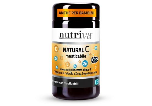 Nutriva Natural C integratore di vitamine 60 compresse masticabili