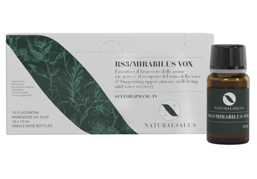 Mirabilus Vox Rs3 integratore per le prime vie aeree 10 flaconcini 10ml