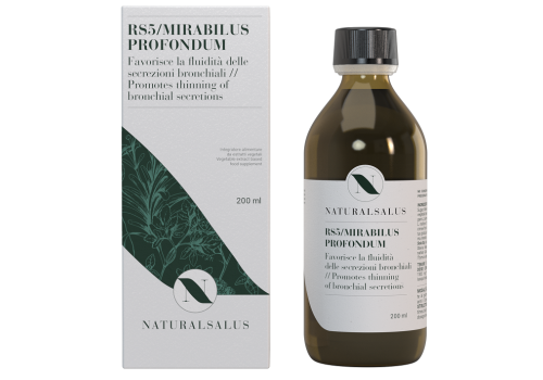 Mirabilus Profundum rs5 integratore per la tosse grassa soluzione orale 200ml
