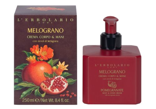 L'Erbolario melograno crema corpo e mani nutriente 250ml