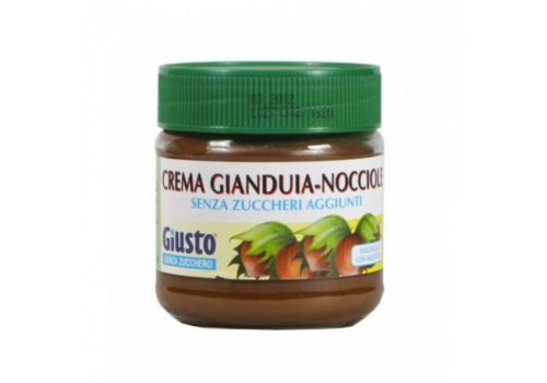 Giusto Senza Zucchero crema gianduia-nocciole 200 grammi