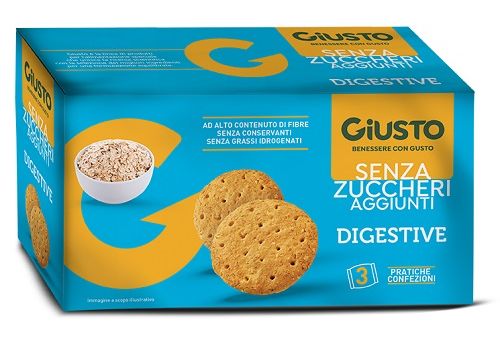 Senza zuccheri aggiunti digestive 3 x 75 grammi