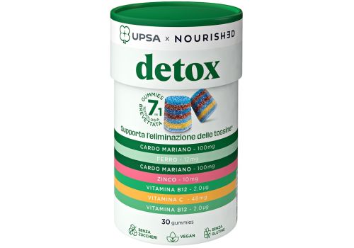 Upsa x Nourished Detox supporta l'eliminazione delle tossine 30 gummies