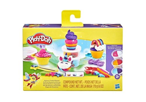 Hasbro Play-Doh unicorni playset con plastilina colori assortiti 5 vasetti