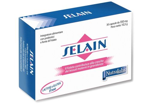 Selain integratore con probiotici e fonte di folato 30 capsule