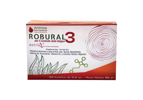 Robural 3 integratore ad azione tonica 30 bustine