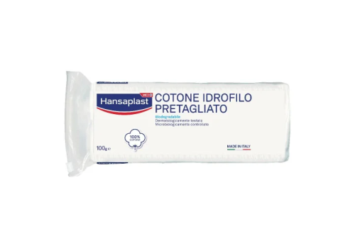 Hansaplast cotone idrofilo pretgliato 100 grammi