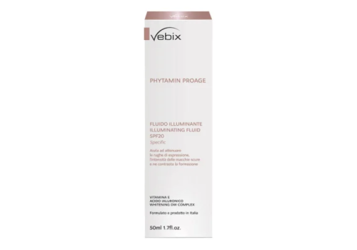 Vebix Phytamin Pro Age Specific spf 20 fluido illuminante per la pelle del viso 50ml