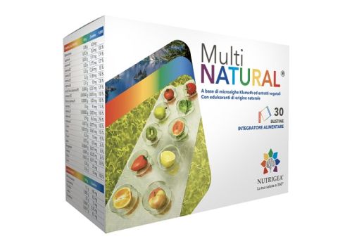 Multinatural integratore di vitamine  e minerali 30 bustine