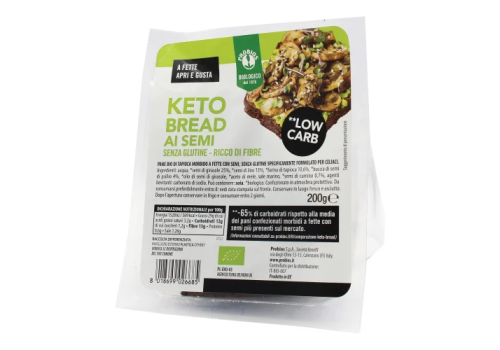 Probios keto bread ai semi senza glutine 200 grammi