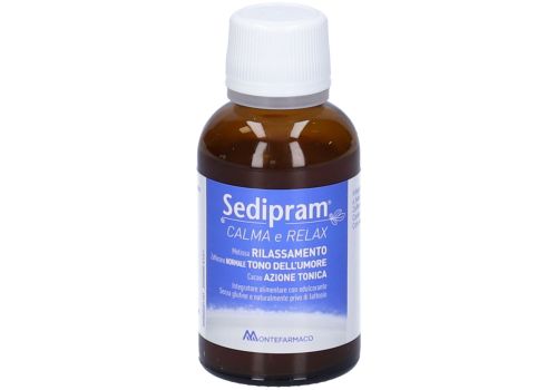 Sedipram Calma e Relax integratore per il rilassamento e il tono dll'umore gocce orali 30ml