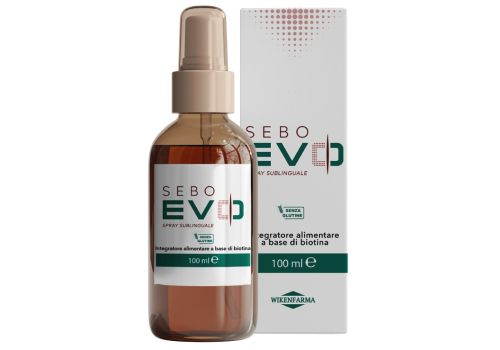 Sebo Evo integratore per il benessere di pelle unghie e capelli spray sublinguale 100ml