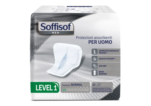 Soffisof Men level 1 normal protezioni assorbenti per uomo 12 pezzi