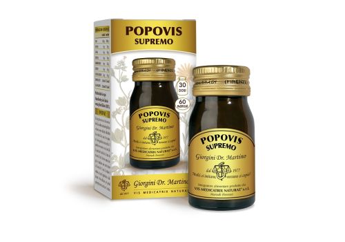 Popovis Supremo integratore per la funzionalità del transito intestinale 60 pastiglie