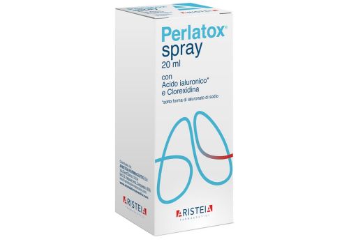 Perlatox spray orale con acido ialuronico e clorexdina 20ml
