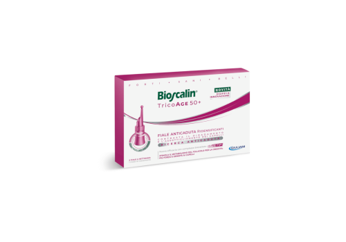 Bioscalin TricoAge 50+ fiale anticaduta ridensificanti per capelli 8 fiale