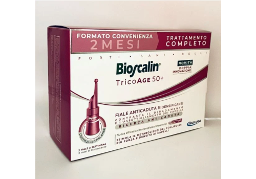 Bioscalin TricoAge 50+ fiale anticaduta ridensificanti 16 fiale