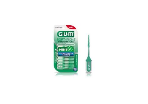 Gum Soft-Picks Confort flex Mint Regular 60 scovolini al sapore di menta fredda