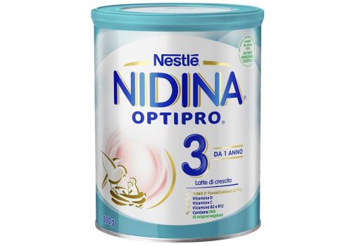 Nidina Optipro 3 latte di crescita polvere 800 grammi