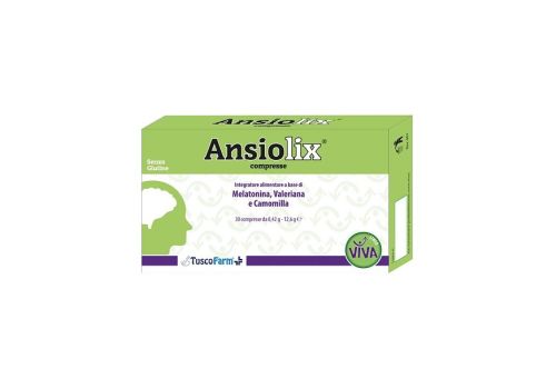 Ansiolix integratore per il rilassamento 30 compresse