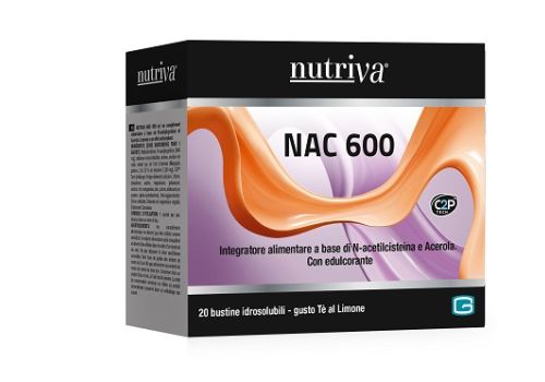 Nutriva Nac 600 integratore per le vie respiratorie 20 bustine 