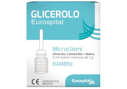 Glicerolo Eurospital Bambini microclismi ad azione lassativa rapida 6 pezzi