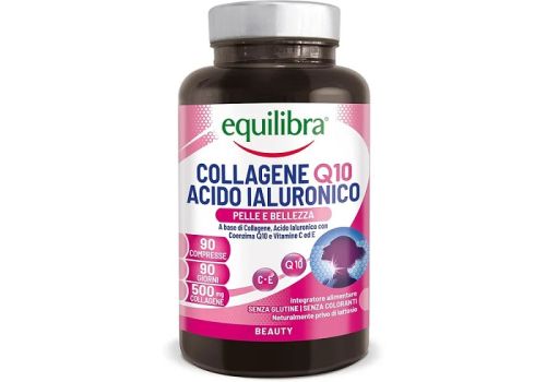 EQUILIBRA COLLAGENE Q10 ACIDO IALURONICO PELLE E BELLEZZA 90 COMPRESSE