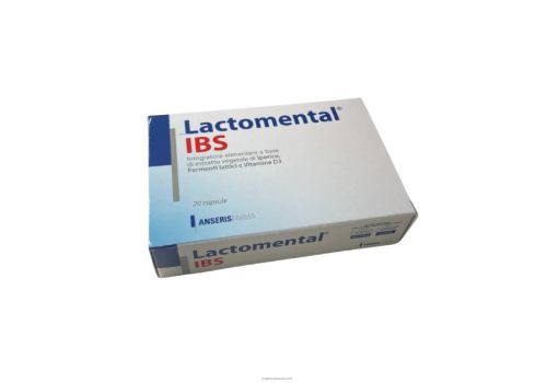 Lactomental IBS integratore per il normale tono dell'umore con fermenti lattici 20 capsule