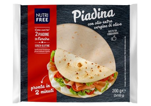 Nutrifree piadina senza glutine 2 pezzi 100 grammi