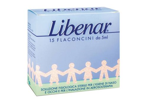 Libenar soluzione isotonica per igiene del naso 15 flaconcini da 5ml
