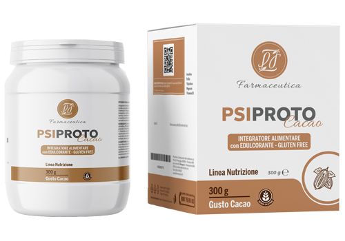 Psiproto cacao integratore a base di proteine del latte 300 grammi