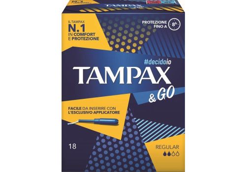 Tampax & Go Regular assorbenti interni 18 pezzi