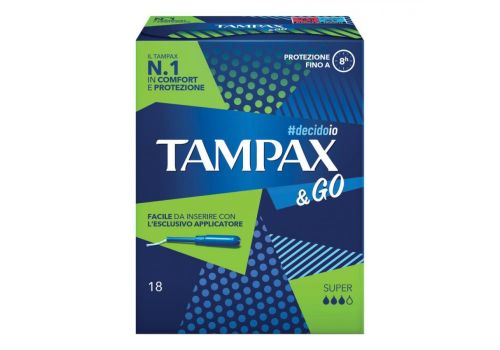 Tampax & Go Super assorbenti interni 18 pezzi
