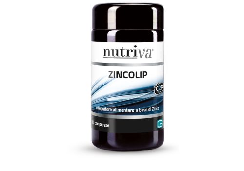 Nutriva Zincolip integratore per sistema immunitario e benessere di unghie e capelli 90 compresse