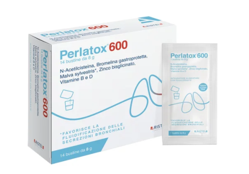 Perlatox 600 integratore per le vie respiratorie 14 bustine