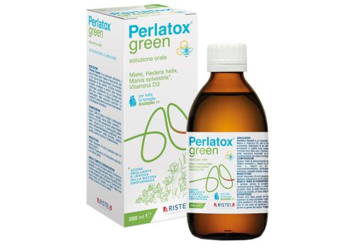 Perlatox Green integratore per il benessere delle vie respiratorie soluzione orale 200ml