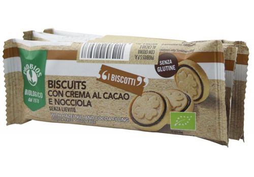 Probios biscotti cacao e nocciole senza glutine 200 grammi