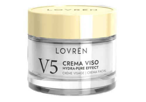 Lovren V5 crema viso idratante purificante per pelle mista e grassa 30ml